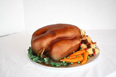 Turkey Dinner - Cake by Prima Cakes and Cookies - Jennifer