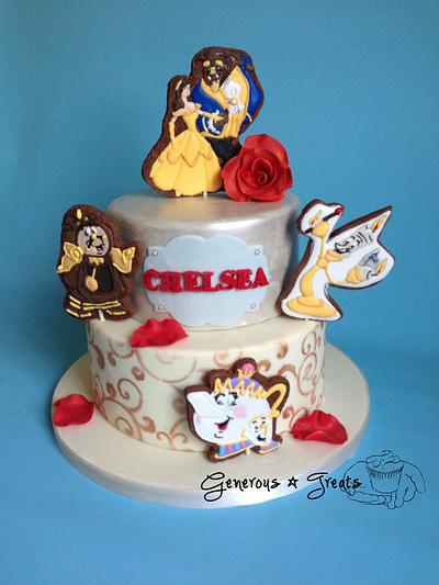 Beauty and the Beast - Cake by GenerousTreats