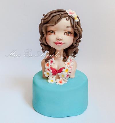 Aloha girl - Cake by Caking with love