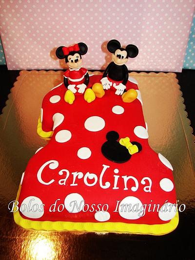 Minnie & Mickey Cake - Cake by BolosdoNossoImaginário