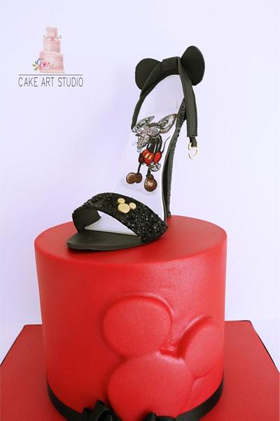 Mickey Mouse shoe from Couture Cakers International Collaboration   - Cake by Cake Art Studio 
