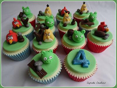 Angry Birds Cupcakes - Cake by Cupcakecreations