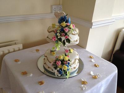 Wedding cake - Cake by Linda Christopher