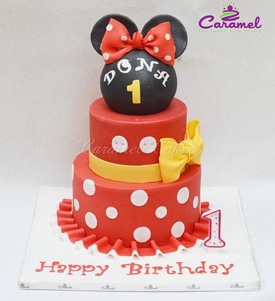 Minnie Mouse Cake - Cake by Caramel Doha