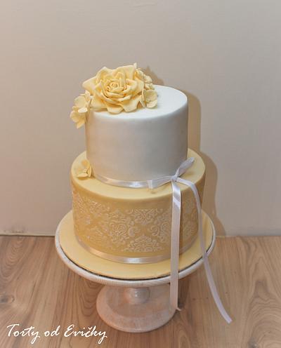 Wedding  - Cake by Cakes by Evička
