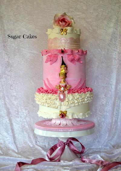 Pink Passion Marie Antoinette Love" - Cake by Sugar Cakes 