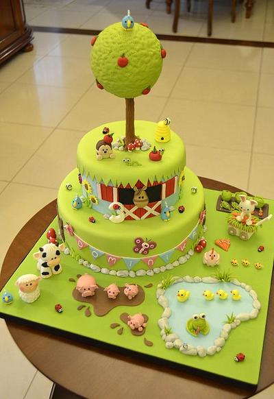 Farm cake - Cake by Crumb Avenue