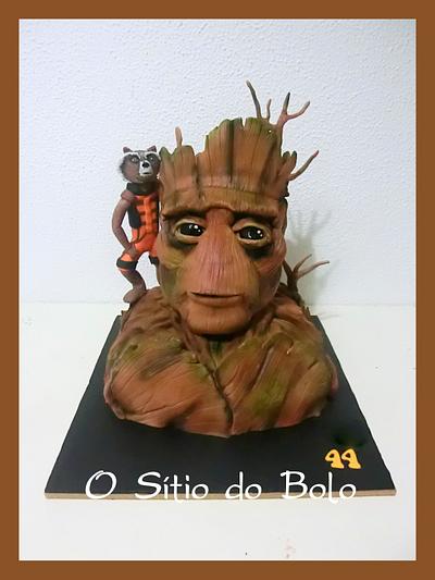 Groot & Rocket - Guardians of the Galaxy - Cake by O Sítio do Bolo  (by Sónia Machado)