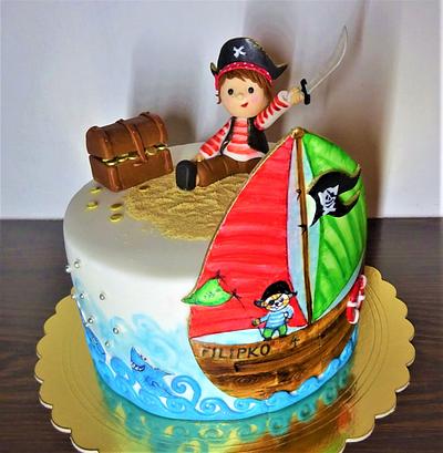 Pirate cake  - Cake by Daphne