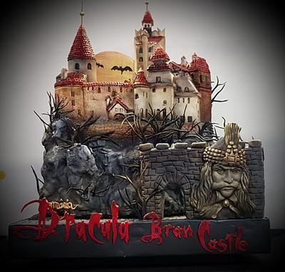 Dracula -Bran Castle Romania - Cake by Ionela Velniceriu