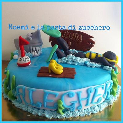 Shark's cake - Cake by Noemielapdz