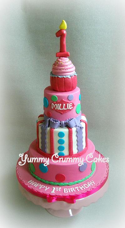 Colourful cake - Cake by Yummy Crummy Cakes