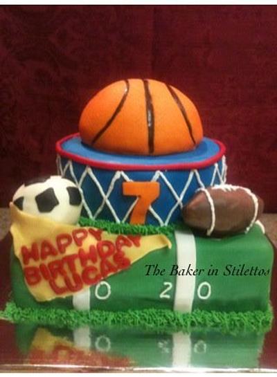 Sports Cake - Cake by Jeanette Rodriguez
