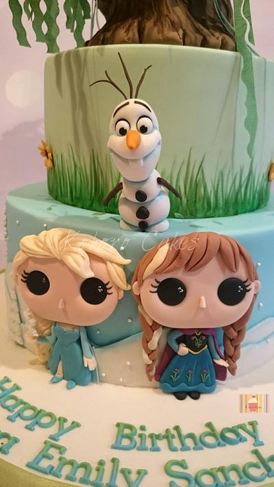 Pocahontas /Frozen - Cake by Kokoro Cakes by Kyoko Grussu