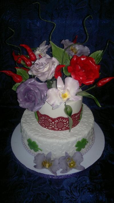 Cake Flowers - Cake by Natascia ciuffatelli