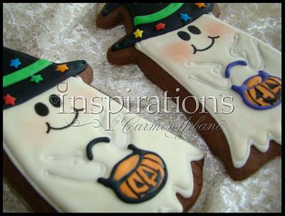 Inspiration's Spooky cookies Chocolate Ghost - Cake by Inspiration by Carmen Urbano