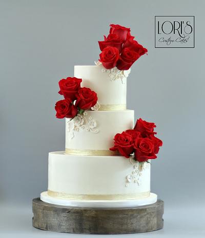 Wedding Cake  - Cake by Lori Mahoney (Lori's Custom Cakes) 
