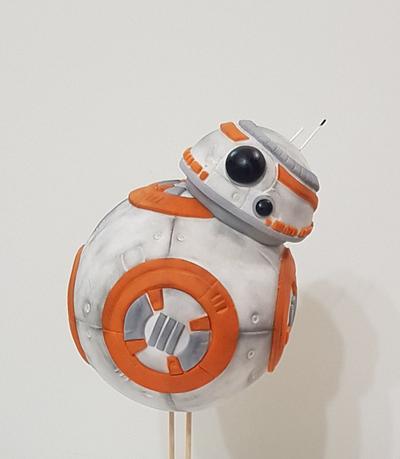 BB8 droid Star Wars -cake topper - Cake by Tirki