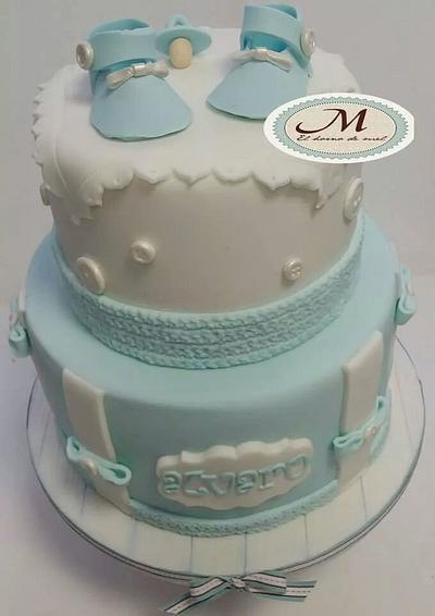 Blue baby cake - Cake by MELBISES