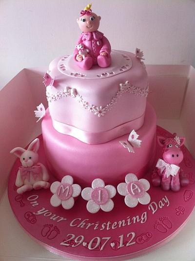 Christening cake - Cake by Donnajanecakes 