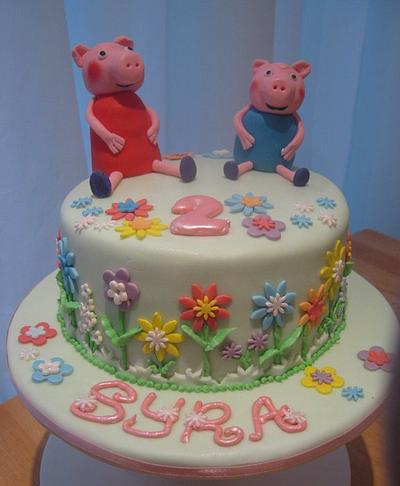 Peppa Pig - Cake by Essentially Cakes