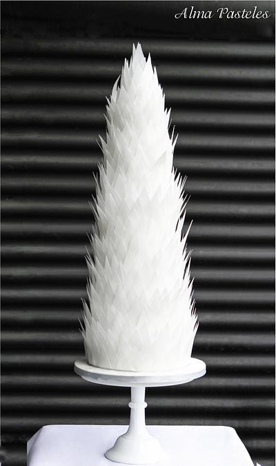 Feather Cake - Cake by Alma Pasteles