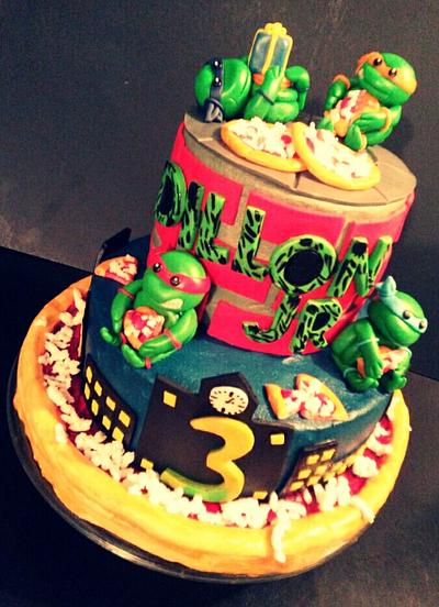 Teenage Mutant Ninja Turtles - Cake by Gateaux