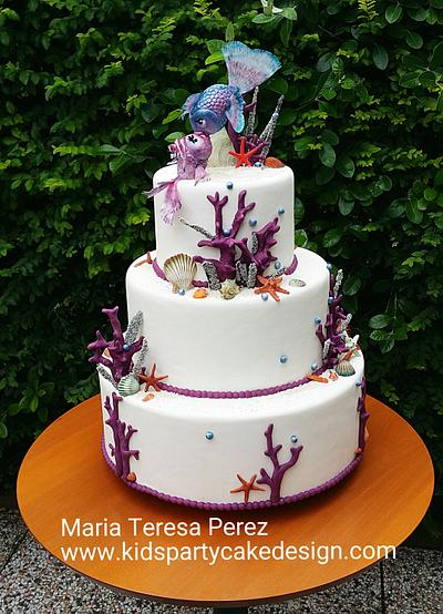 fish Kiss  - Cake by Maria  Teresa Perez
