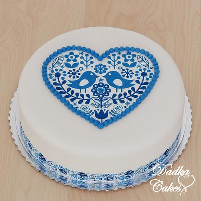 Slovak folklore cake - Cake by Dadka Cakes