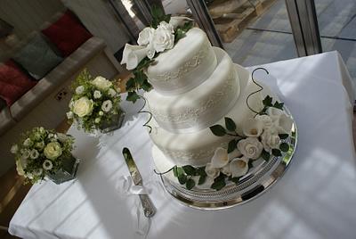 My first wedding cake! - Cake by Helen-Loves-Cake
