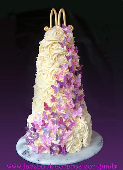 Flutterby Tower - Cake by Rosie Cake-Diva