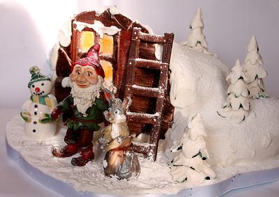 Christmas gnome - Cake by  Alena Ujshag