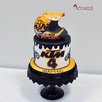 Dirty bike/motocross cake - Cake by Naike Lanza