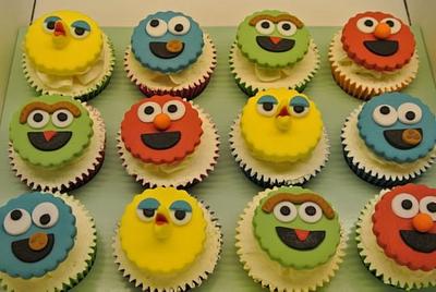 Sesame Street Cupcakes - Cake by Alison Bailey