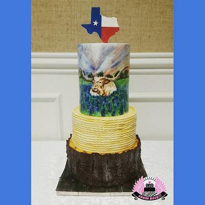 God Bless Texas  - Cake by Cakes ROCK!!!  
