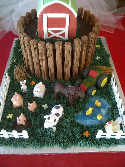 Farmyard cake - Cake by Cindy