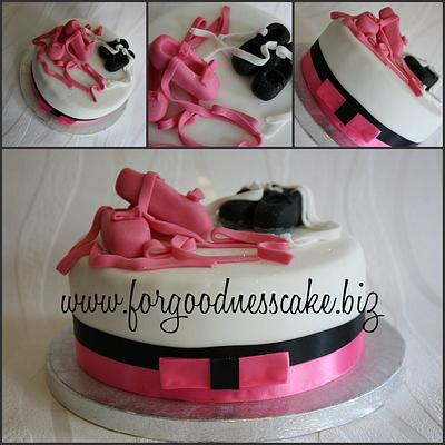 Tap and Dance shoes cake - Cake by Forgoodnesscake