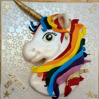 8th Birthday Unicorn Cake - Cake by MariaStubbs