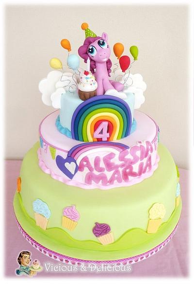 Sweet sweet Pinkie Pie cake - Cake by Sara Solimes Party solutions