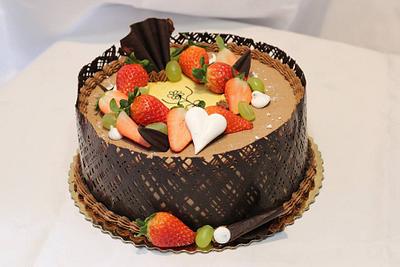 Chocolate and fruit - Cake by Sugar Witch Terka 