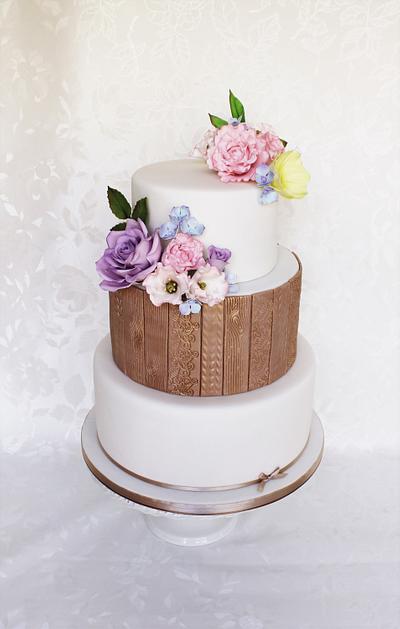 Wedding in pastel - Cake by Kateřina Lončáková