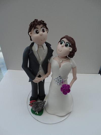 Bride and Groom - Cake by melpasley