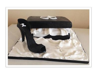 Chanel shoe and box set - Cake by Gregan Brown