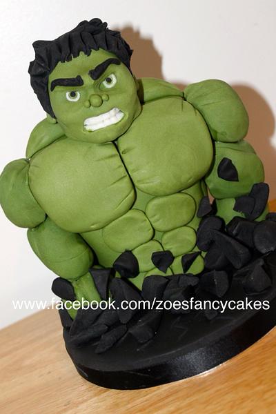 The Hulk - Cake by Zoe's Fancy Cakes
