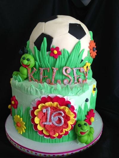 soccer birthday  - Cake by monica