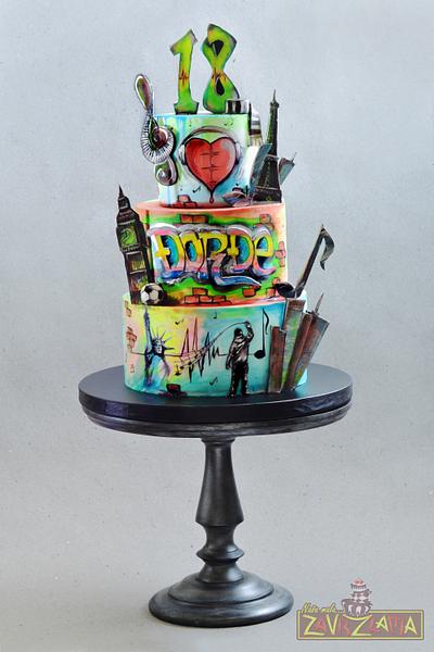 Graffiti Cake - Cake by Nasa Mala Zavrzlama
