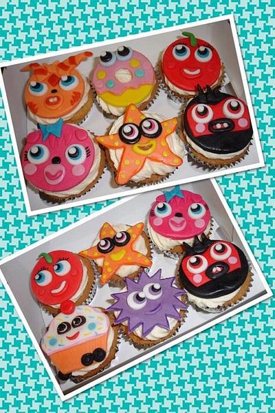 Moshi Monster Cupcakes - Cake by Hayley