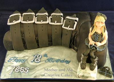 Goth Boot - Cake by Mother and Me Creative Cakes