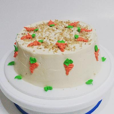 Torta de zanahoria y queso crema - Cake by Tata Postres y Tortas