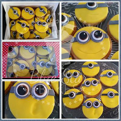 Minion Biscuits - Cake by Shelley BlueStarBakes